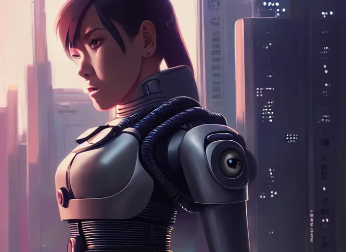 Prompt: a film still portrait of a bionic female cop, finely detailed features, minions, cinematic lighting, perfect art, night cyberpunk city, intricate, anime, minion, gapmoe grimdark, artstation, trending on pixiv fanbox, painted by greg rutkowski makoto shinkai takashi takeuchi studio ghibli, akihiko yoshida, 4 k