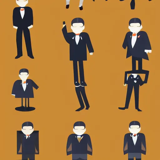 Image similar to man in a suit vector graphics