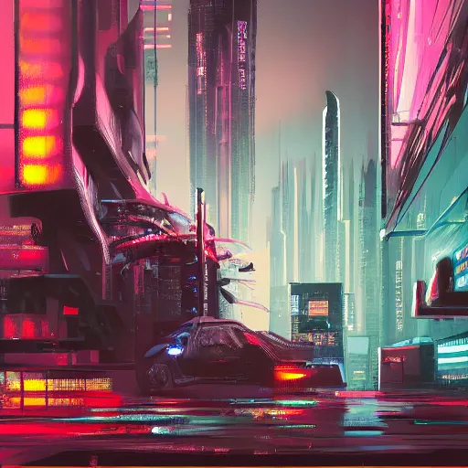 Image similar to cyberpunk art by kobe sek