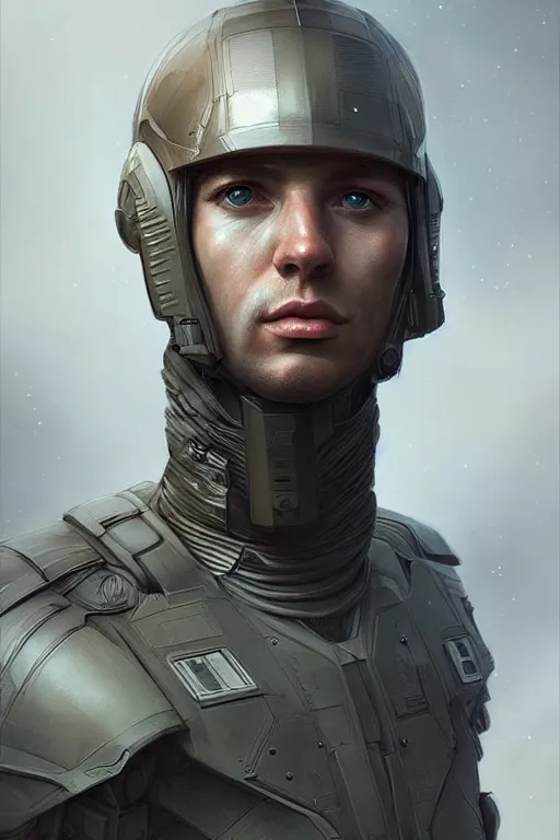 Prompt: epic professional digital art of male starship soldier by leesha hannigan, iris van herpen, artstation, cgsociety, wlop, epic, much wow, much detail, gorgeous, detailed, masterpiece