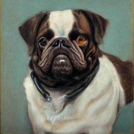 Prompt: A dog that looks like Wilford Brimley, by Sir James Guthrie, hyperrealism