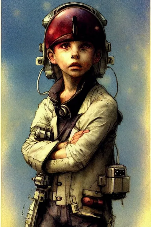 Image similar to ( ( ( ( ( 2 0 5 0 s retro future 1 0 year boy old super scientest in space pirate mechanics costume full portrait. muted colors. ) ) ) ) ) by jean - baptiste monge!!!!!!!!!!!!!!!!!!!!!!!!!!!!!!