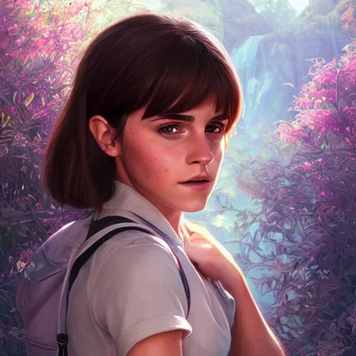 sarah from the last of us by sylvain sarrailh, rhads,, Stable Diffusion