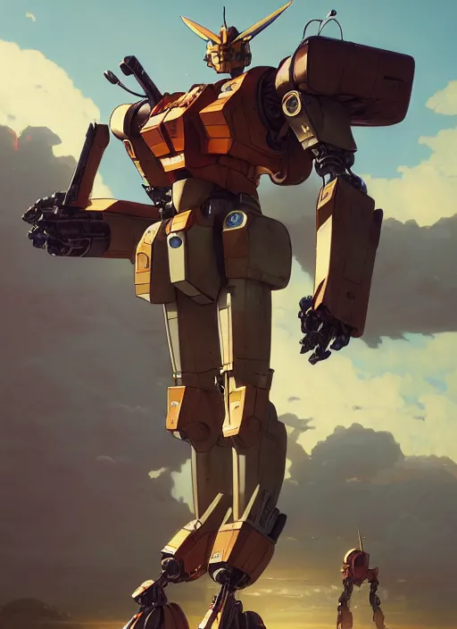 Prompt: highly detailed portrait of rusty gundam robot, stephen bliss, unreal engine, greg rutkowski, loish, rhads, beeple, makoto shinkai and lois van baarle, ilya kuvshinov, rossdraws, tom bagshaw, alphonse mucha, global illumination, god rays, detailed and intricate environment