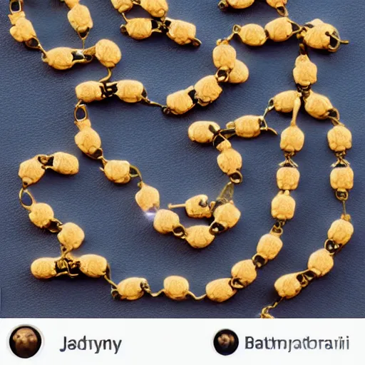 Prompt: “rosary emoji hyper realistic”