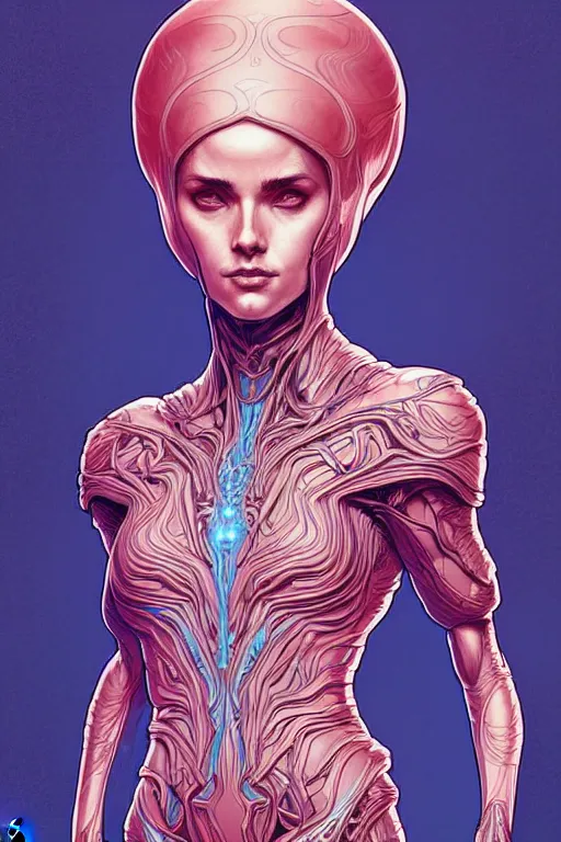 Image similar to digital art, centered full body of leto atreides,intricate, veins, by James Jean and by artgerm, by ross tran , ultradetailed, charachter design, concept art, trending on artstation,