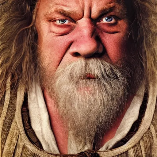 Image similar to damn feisty dwarf degenerate, insanely detailed photo portrait by Annie Leibovitz