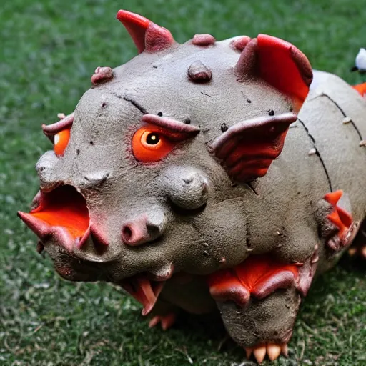 Image similar to a dragonpig.