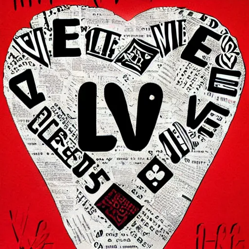 Image similar to love, typeface, digital art, 1 9 8 0 s