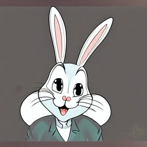 Image similar to a photoreal bugs bunny