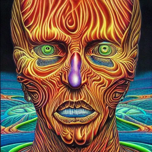 Image similar to Tool Album Art, Alex Grey