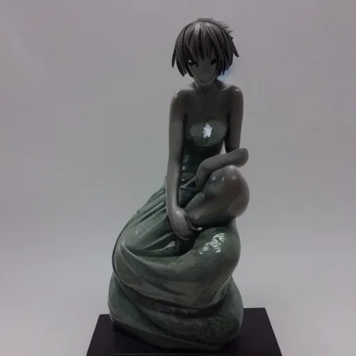 Image similar to Anime girl statue