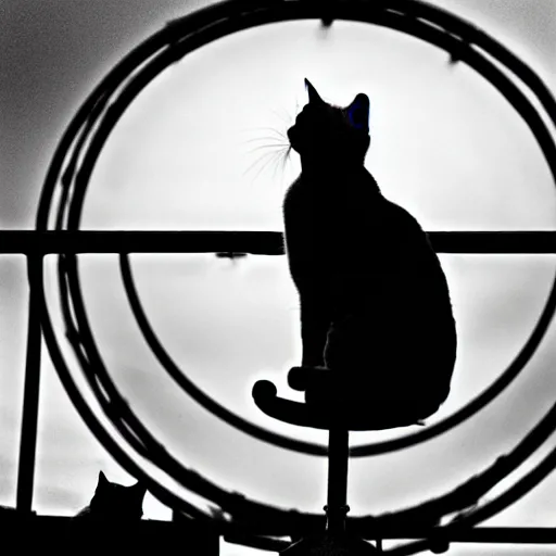 Image similar to !!! cat!!!, ( ferris wheel ), feline, sitting, riding, award winning photo