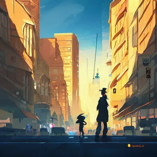 Image similar to painting cityscape smooth median photoshop filter cutout vector, behance hd by jesper ejsing, by rhads, makoto shinkai and lois van baarle, ilya kuvshinov, rossdraws global illumination