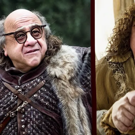 Prompt: danny devito as hermione granger in game of thrones