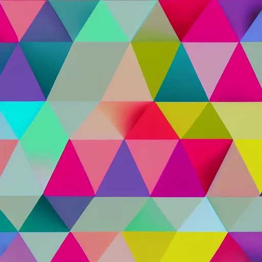 Image similar to large low poly geometric pastel colors desktop wallpaper