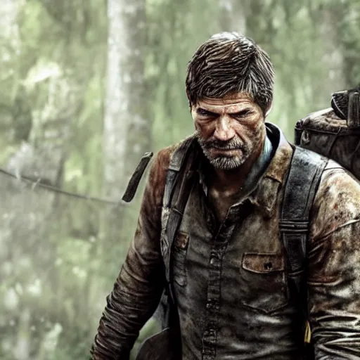 Image similar to Nikolaj Coster Waldau as Joel from The Last Of Us