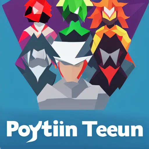 Prompt: fighting polygon team