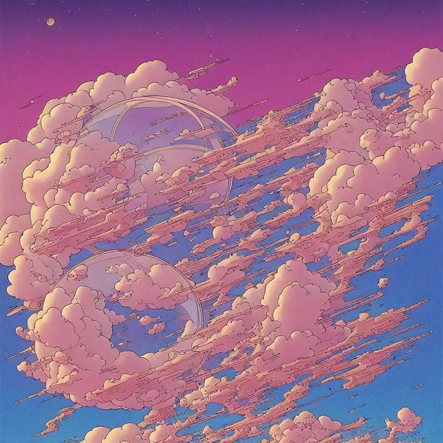 Image similar to ( ( ( ( beautiful starring sky and cloud with decorative frame design ) ) ) ) by mœbius!!!!!!!!!!!!!!!!!!!!!!!!!!!, overdetailed art, colorful, cd jacket design