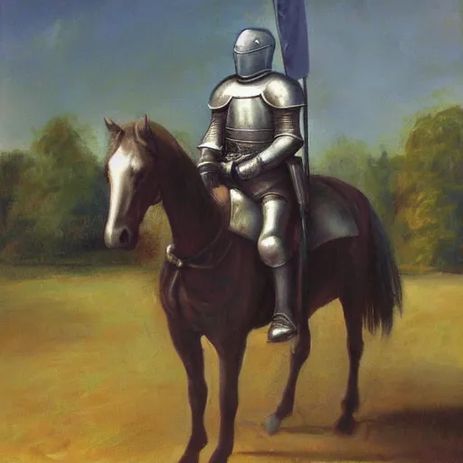 Image similar to knight on horseback