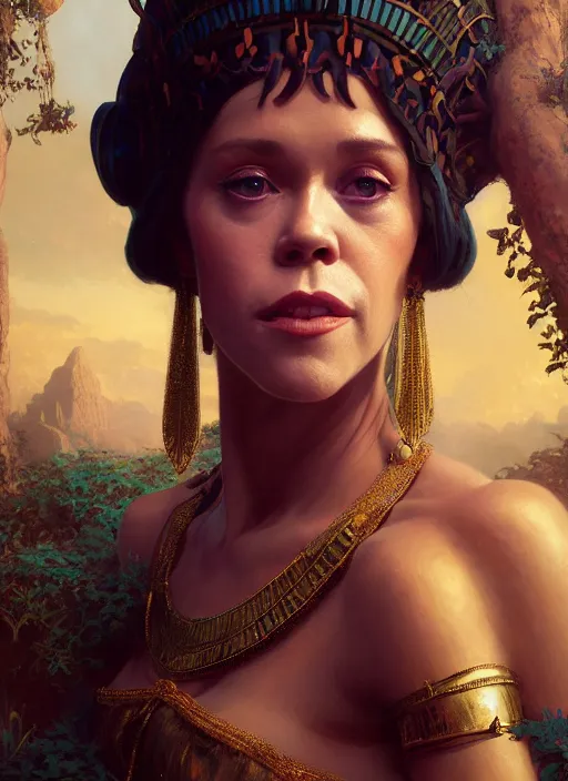 Prompt: highly detailed portrait of young jane fonda as. cleopatra, unreal engine, fantasy art by greg rutkowski, loish, rhads, ferdinand knab, makoto shinkai and lois van baarle, ilya kuvshinov, rossdraws, tom bagshaw, alphonse mucha, global illumination, radiant light, detailed and intricate environment