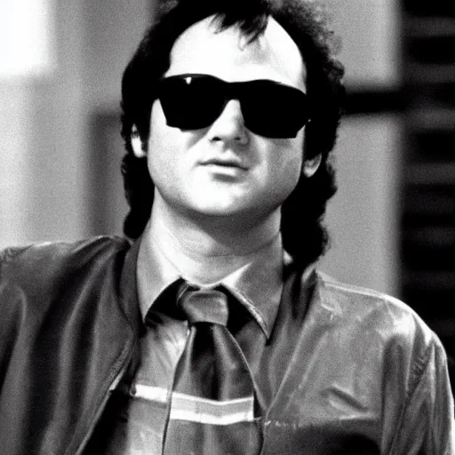 Prompt: young bill murray in blues brothers