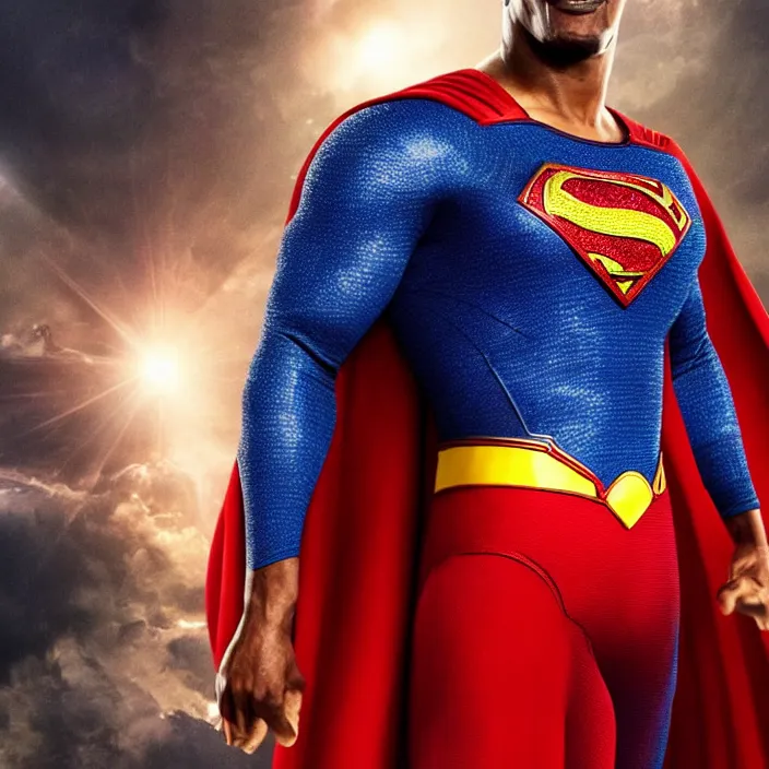 Prompt: jamie foxx as superman