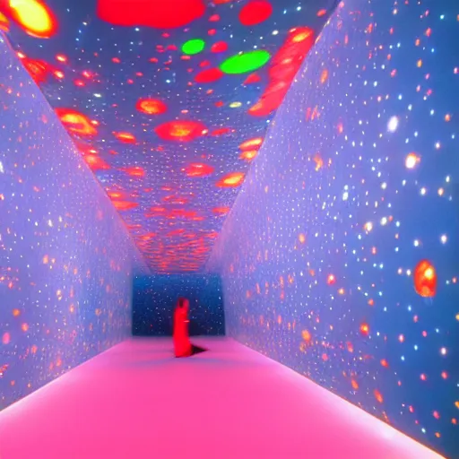 Image similar to Liminal space in outer space by Pipilotti Rist