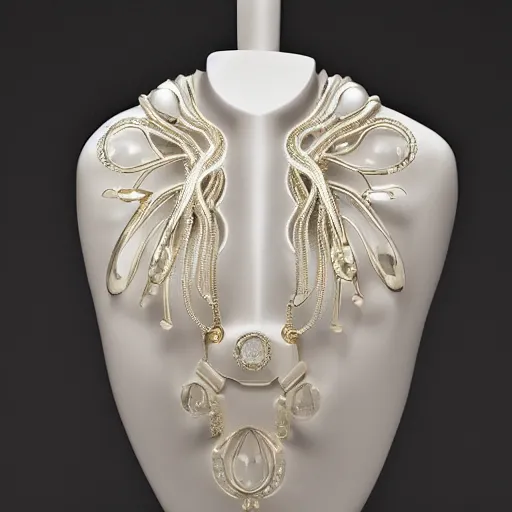 Image similar to necklace jewelry made by rene lalique