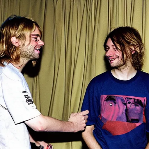 Image similar to Kurt Cobain Meeting Mac Demarco