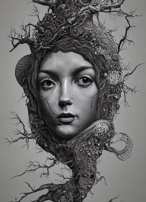 Prompt: Moon goddess painting by Dan Hillier, trending on artstation, artstationHD, artstationHQ, 4k, 8k