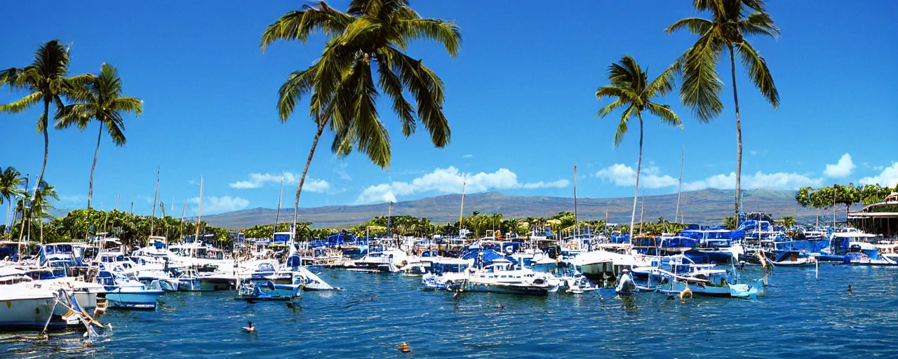 Image similar to 35mm photo Lahaina Harbor, Maui, Hawaii, ocean and sky by June Sun