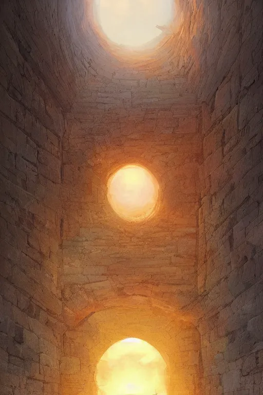 Prompt: a portal to another dimension made of white smoke in the middle of a design lounge crossed by the rays of the setting sun, marc simonetti