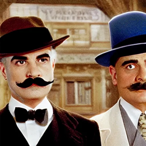 Image similar to tv serie with hercule poirot