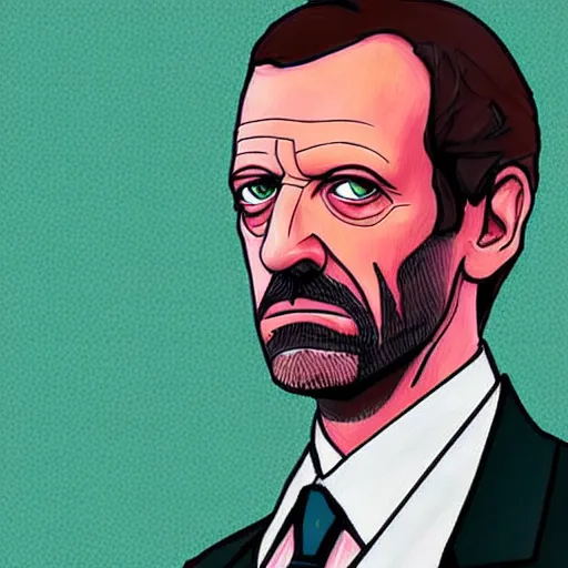 Image similar to Dr. Gregory House in Minecraft art style