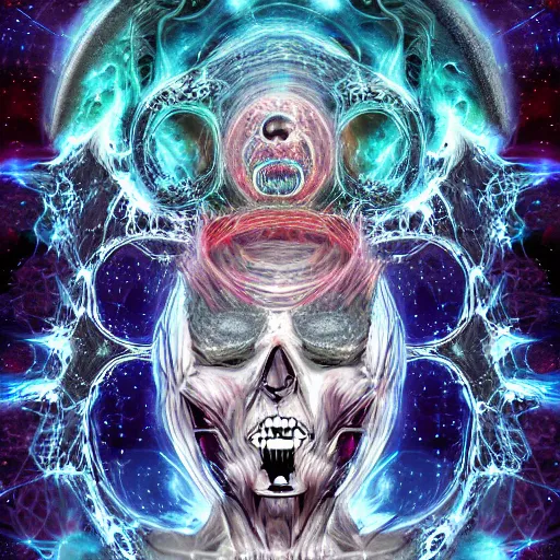 Image similar to dream lord, cosmic horror, digital art