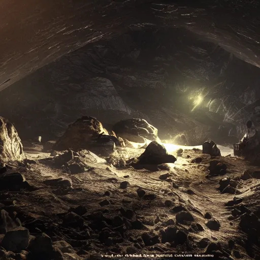 Prompt: space miners dramatic lighting cinematic establishing shot extremely high detail foto realistic cinematic lighting post processed
