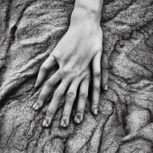 Image similar to A photo of a hand with too many fingers, award-winning photo, natural textures