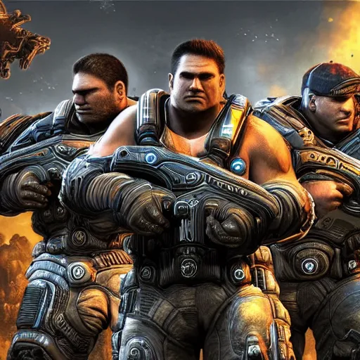 Prompt: Gears of War in Gears of War