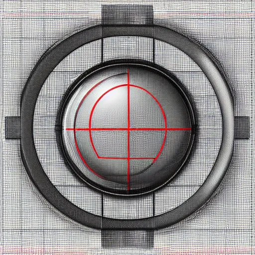 Image similar to pokeball blueprint