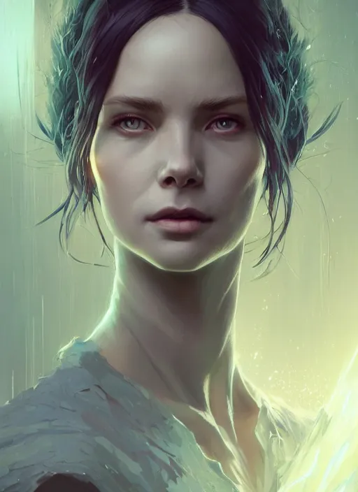 Prompt: Highly detailed necrotic portrait of a woman, Stephen Bliss, unreal engine, fantasy art by Greg Rutkowski, Loish, Rhads, Makoto Shinkai and Lois van baarle, ilya kuvshinov, rossdraws, Tom Bagshaw, global illumination, radiant light, detailed and intricate environment