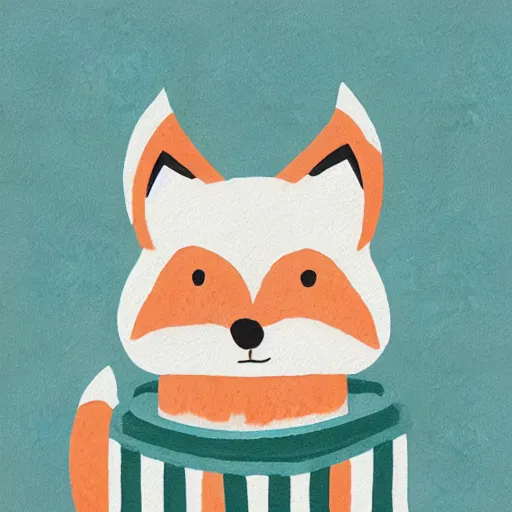 Image similar to candle fox company illustration