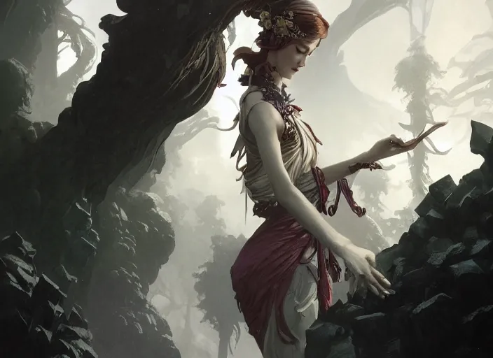 Image similar to photography of norman ackroyd, deep focus, d & d and mtg, fantasy, intricate, elegant, highly detailed, digital painting, artstation, concept art, matte, sharp focus, illustration, hearthstone, art by artgerm and greg rutkowski and alphonse mucha