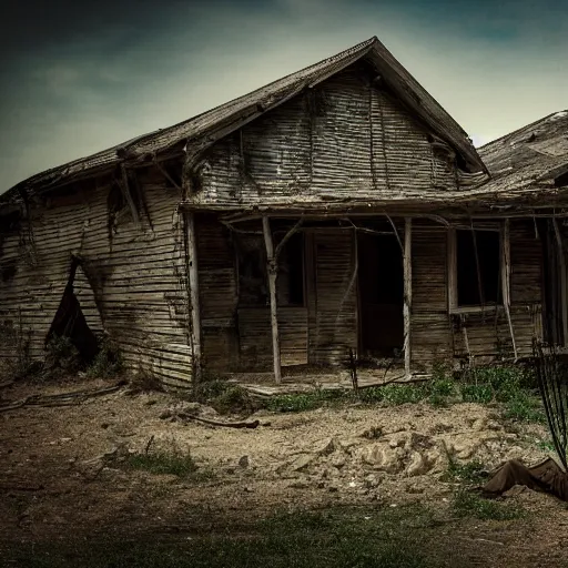Prompt: old man, cried, humus, dust, nature, abandoned house, fiction, stability, intricate, elegant, 8 k, uhd, justify, realistic, concept art, matte, sharp focus, photography, consistent, highly detailed object content, proportional object content
