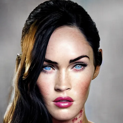 Prompt: first shot of megan fox in star wars reboot, ( eos 5 ds r, iso 1 0 0, f / 8, 1 / 1 2 5, 8 4 mm, postprocessed, crisp face, facial features )
