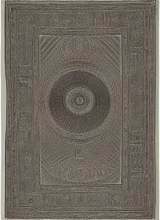 Image similar to Photograph of an eye Dazzler rug, albumen silver print, Smithsonian American Art Museum.