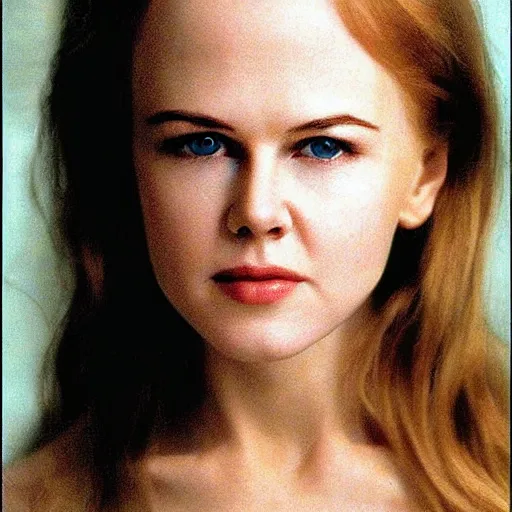 Image similar to face of young Russian Nicole Kidman