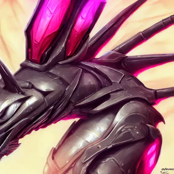 Image similar to very close up foot shot, hyperdetailed elegant beautiful stunning anthropomorphic mecha female dragon showing exquisite sharp dragon soles close to camera, laying on sand, detailed foot shot, sharp claws, sharp silver armor, fuchsia skin, dragon art, warframe destiny fanart, paw art, furry paws, furaffinity, deviantart, octane, ekasportal