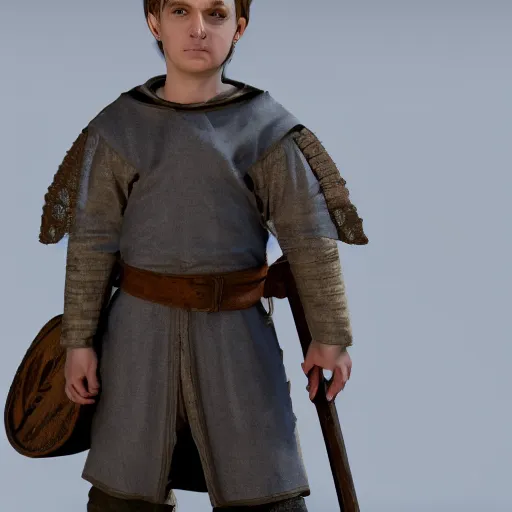 Image similar to medieval boy, full 8 k highly detailed unreal engine 5 render