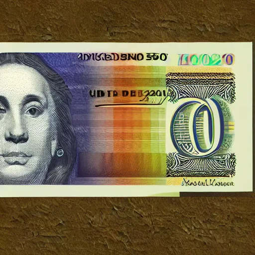 Image similar to concept design £ 5 0 note for the year 2 0 3 3